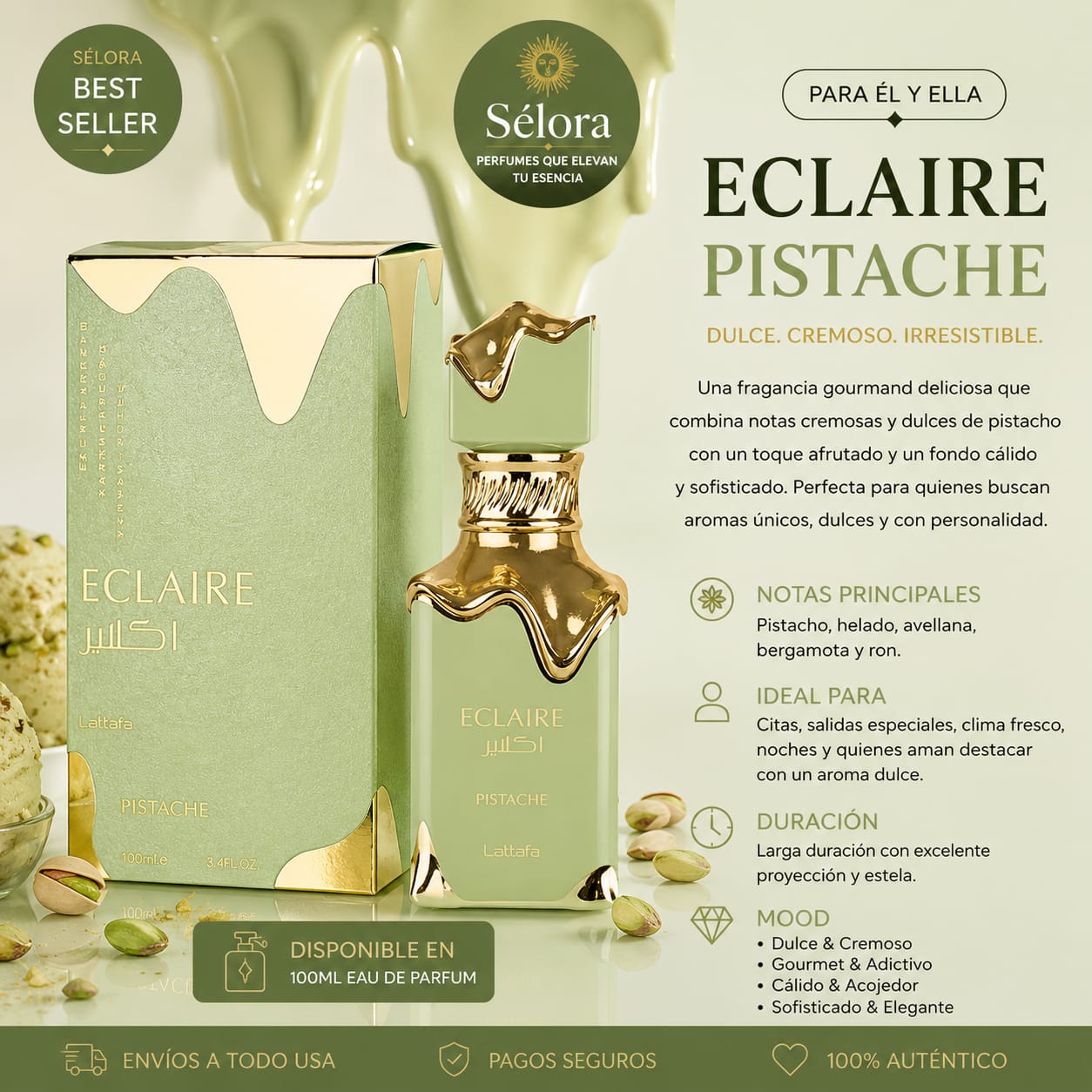 Lattafa Eclaire Pistache